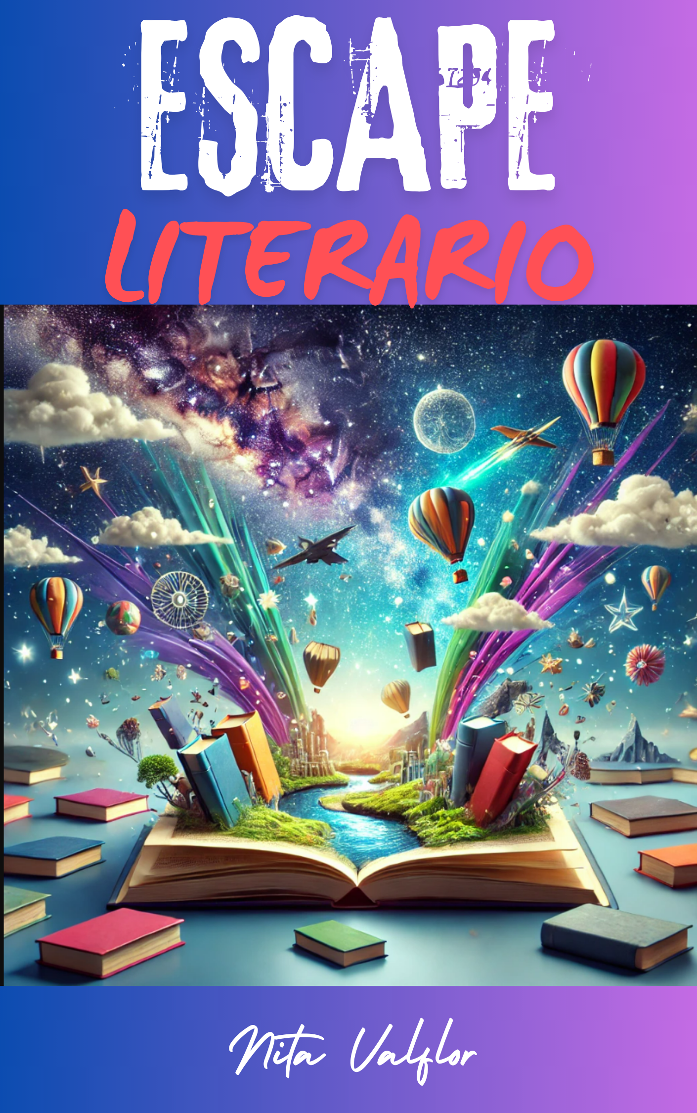 un libro abierto es como un mundo de aventuras, libro tras libros que pueden salir de uno mismo.